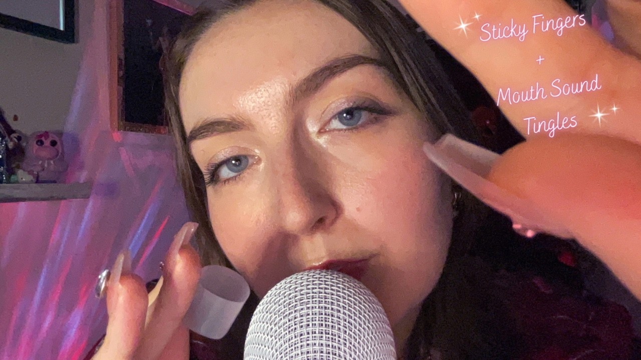 ASMR | Sticky Tape +  Mouth Sound Tingles