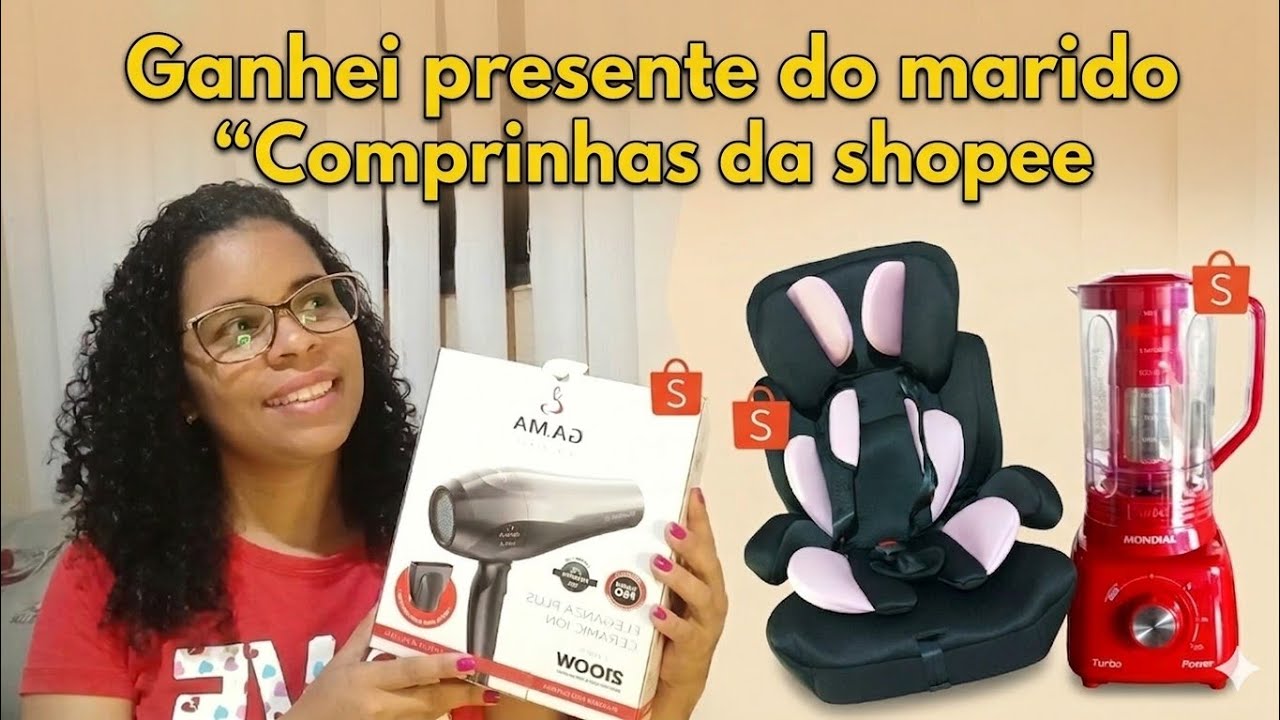 CHOCADA COM A QUALIDADE! Minhas comprinhas da Shopee e o presente do marido chegaram