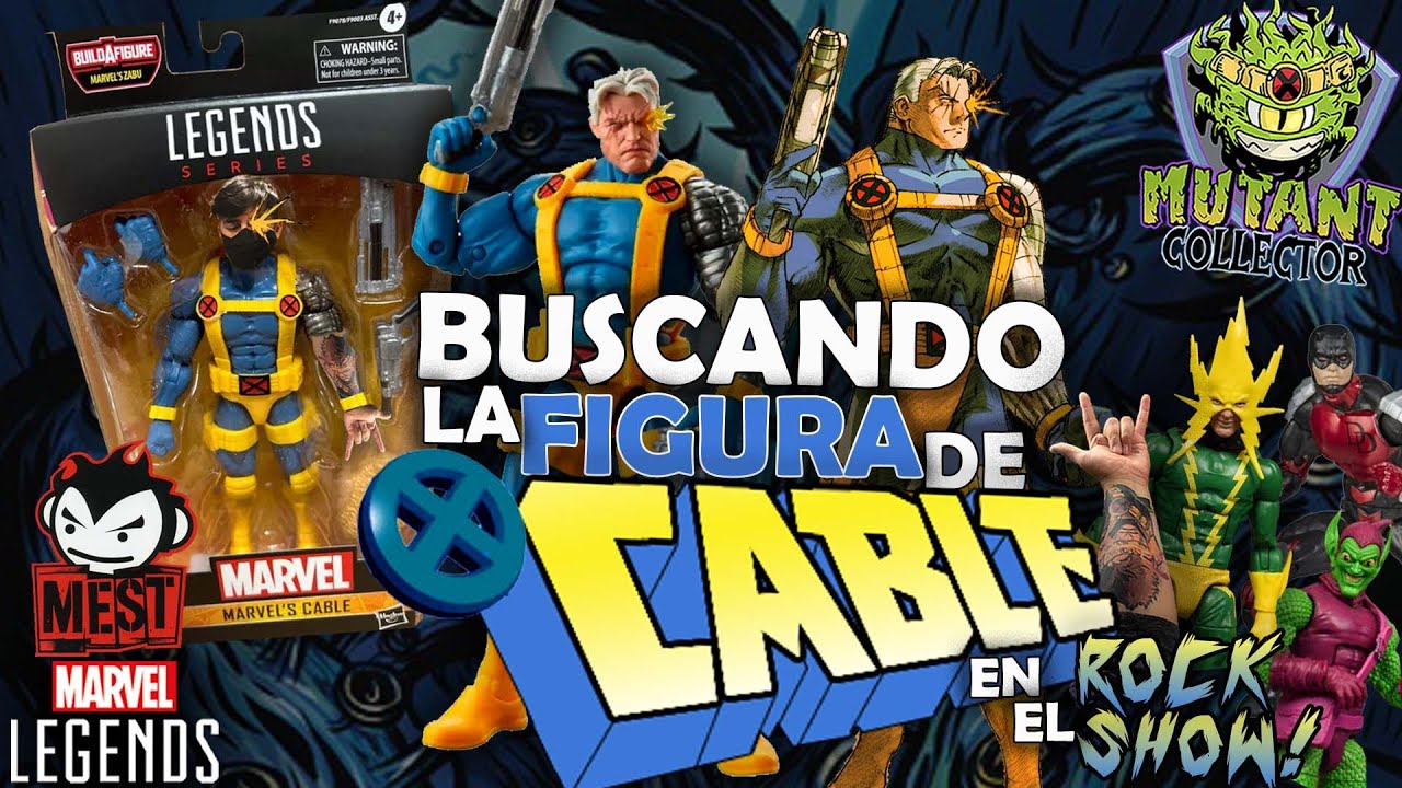 Buscando la Nueva Figura de CABLE!✨en el Rock Show! Video 2024 | Marvel Legends!