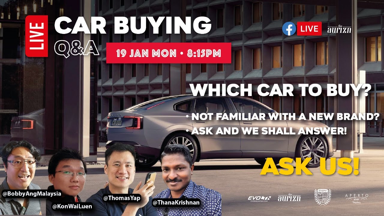 Weekly LIVE Car Buying Q&A | Evomalaysia.com (19/1/2026)