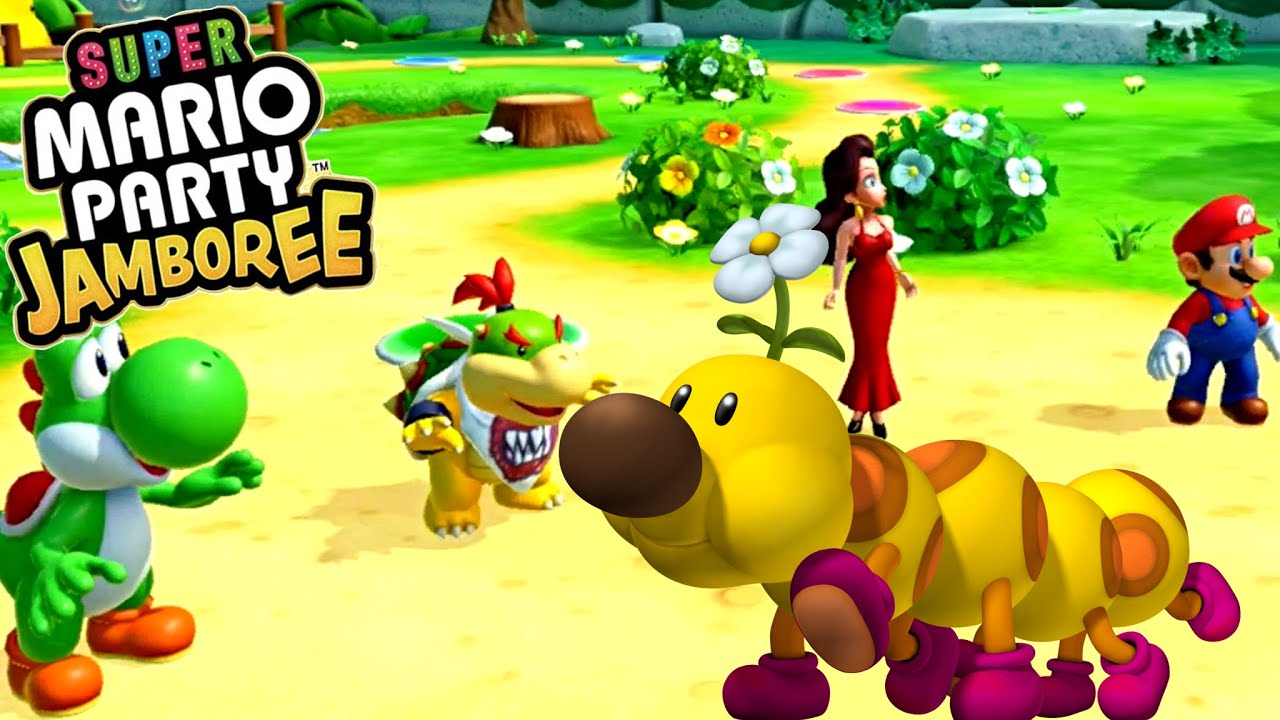 Mega Wiggler's Tree Party Walkthrough 🎲 Super Mario Party Jamboree #1