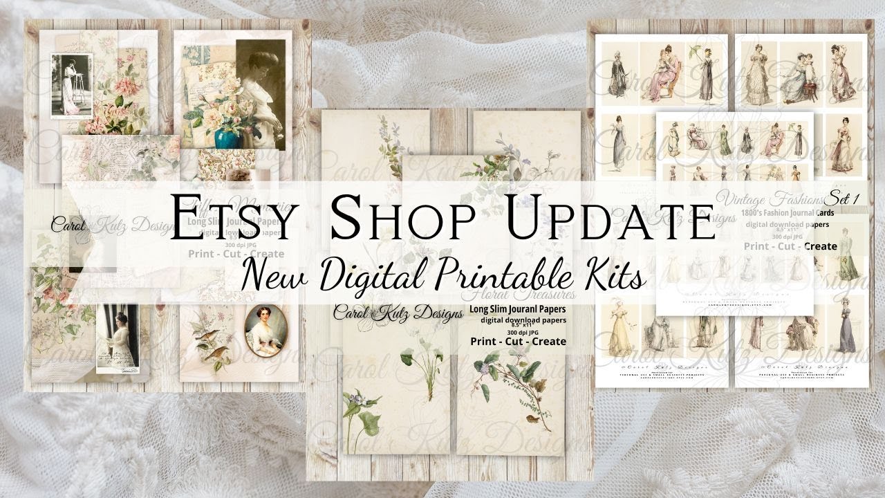 New kits in my Etsy Shop, Etsy Shares & some Happy mail!