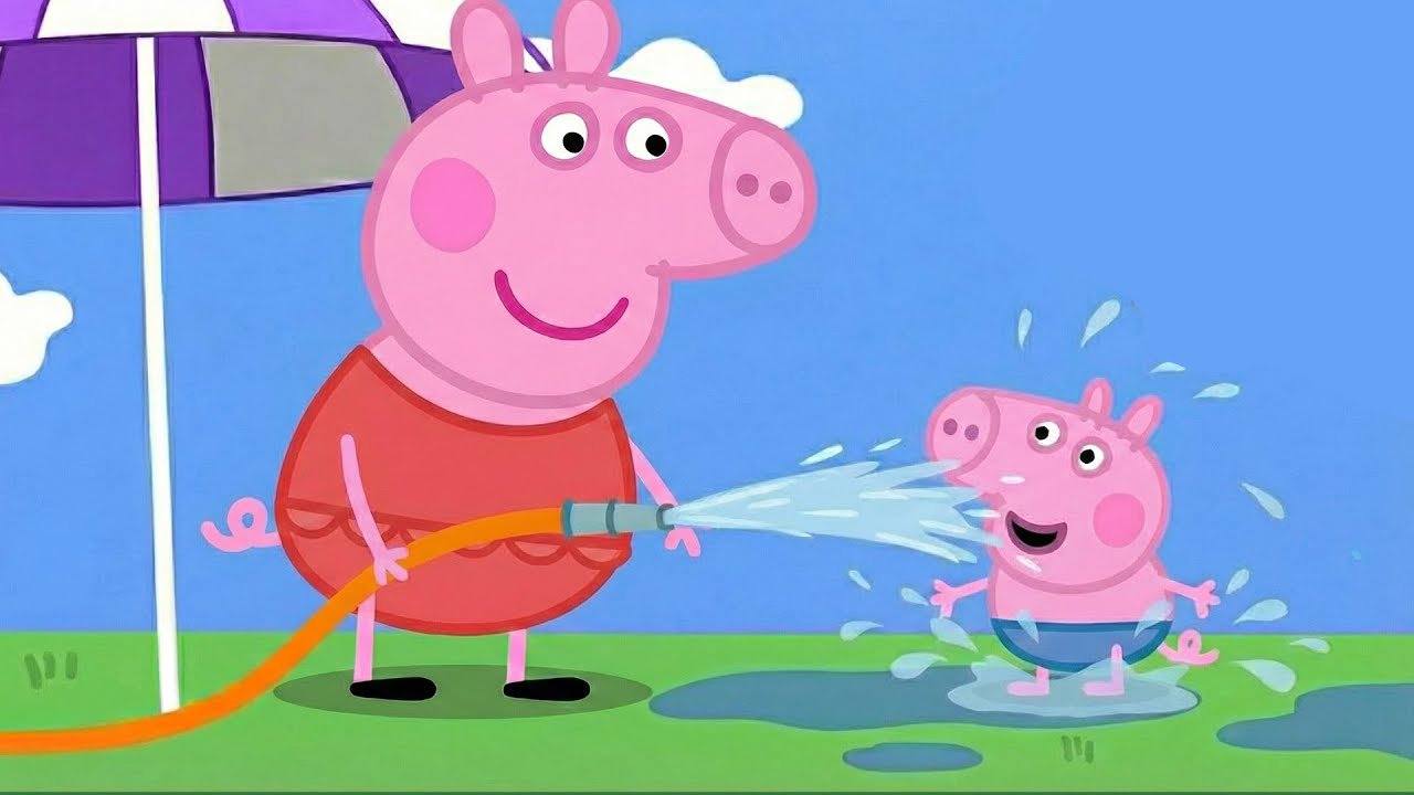 Peppa Pig and the Rainbow Umbrella 🌈☂️ | Peppa Pig Funny Animation