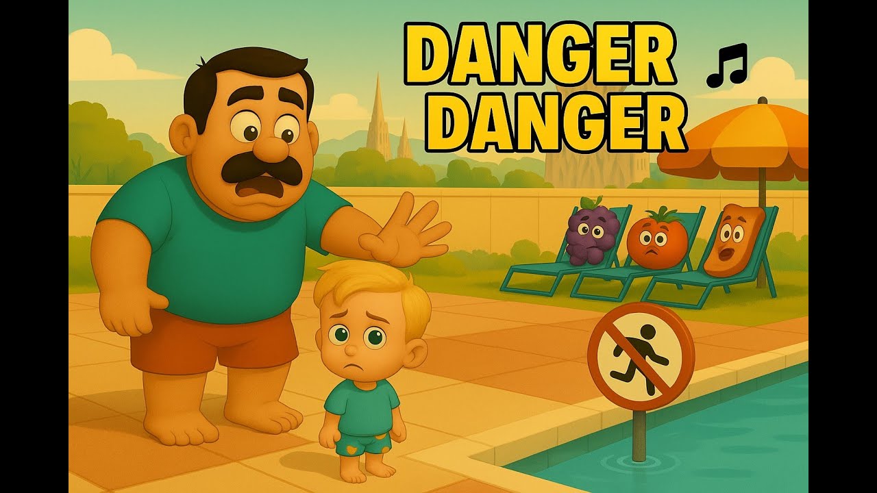 Pool Safety Rules Song for Kids | Learn and Sing Along | Junior and Dad