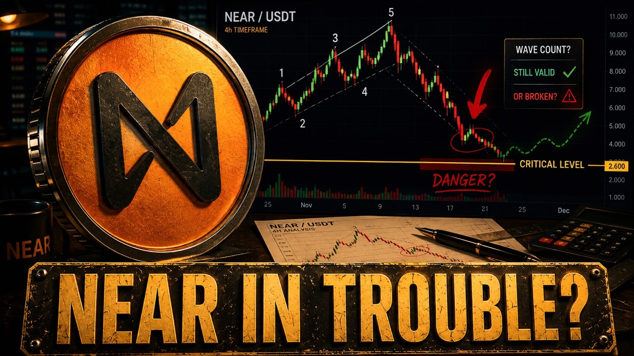 NEAR Could Be in Trouble! |  Short Term Elliott Wave Analysis - NEAR Price Prediction