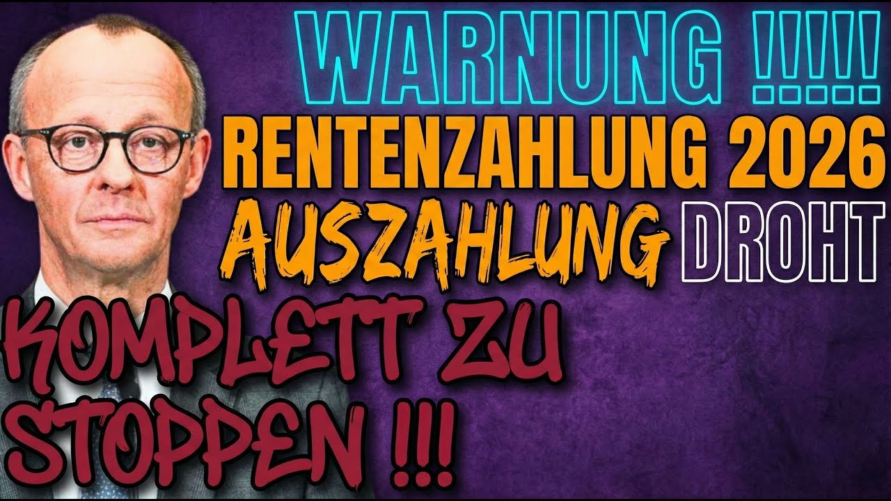 WARNUNG Rentenzahlung 2026 – Auszahlung droht komplett zu stoppen