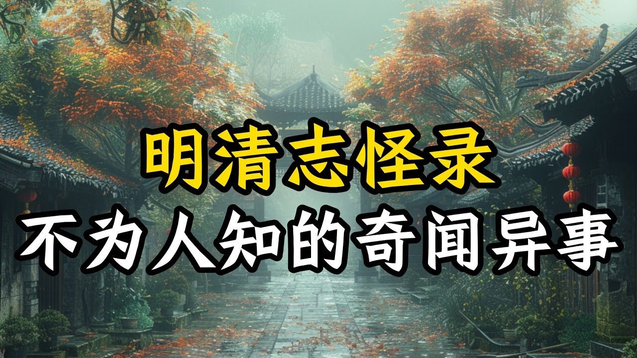 明清志怪录 } 说说关于明清时代发生的那些不为人知的奇闻异事