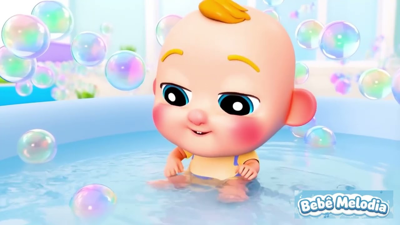 Hora do Banho 🛁🎵 | Bebê Melodia | Músicas Infantis Educativas em Português