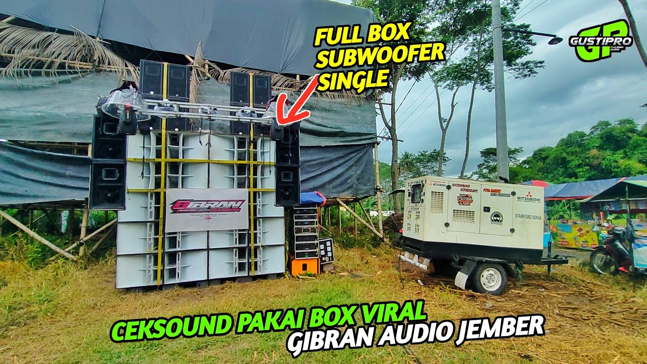 Сабвуфер GIBRAN Ceksound Pakai Box, одинарный, 18 дюймов.