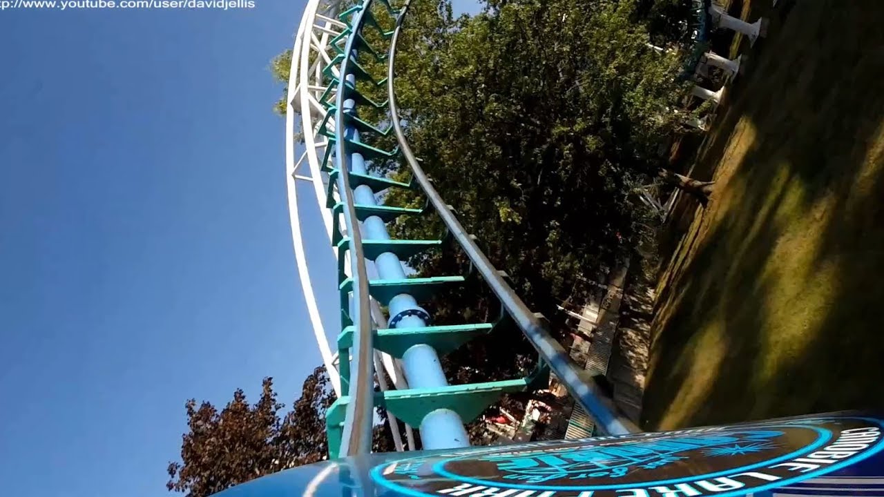 Canobie Corkscrew (Front seat HD POV) - Canobie Lake Park