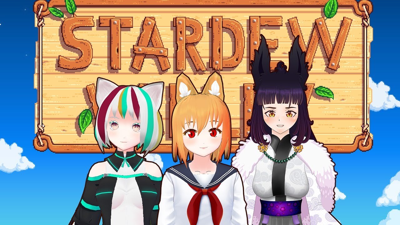 [RU VTUBER COLLAB] Играем с Черри и Эффи в Stardew Valley!