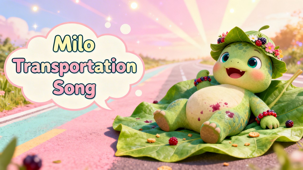 Milo's Transportation Song 🚗✈️🚂 | Learn Vehicles for Kids | Happy Milo Milo