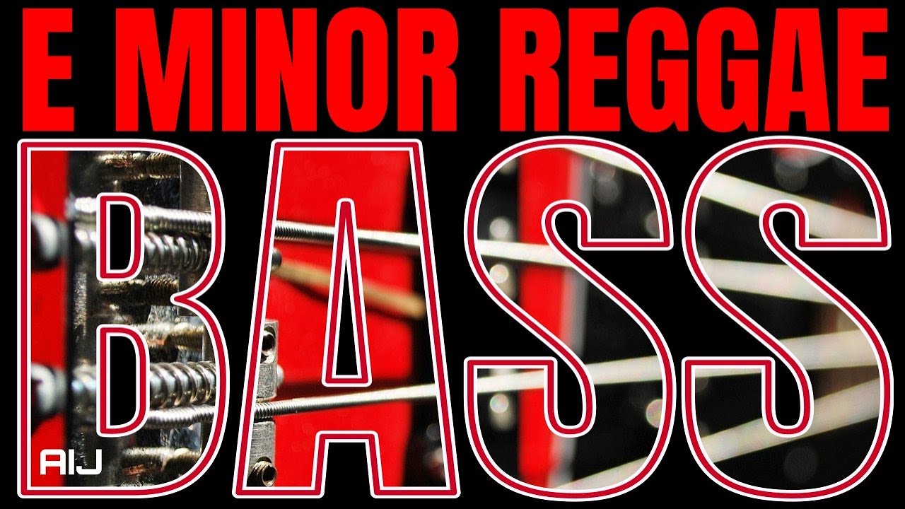 BASS Reggae Backing Track in E Minor - Easy  Em Bassless Jam
