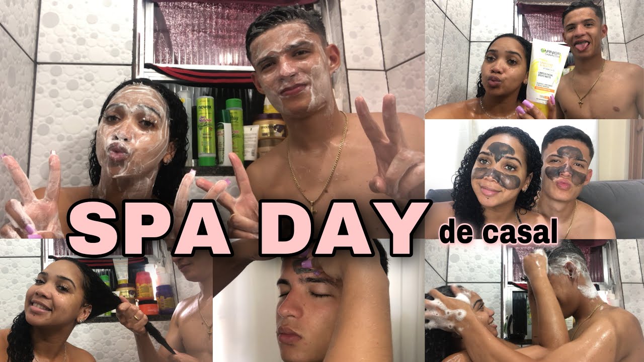 SPA DAY DE CASAL REALZÃO | EM CASA👩‍❤️‍💋‍👨