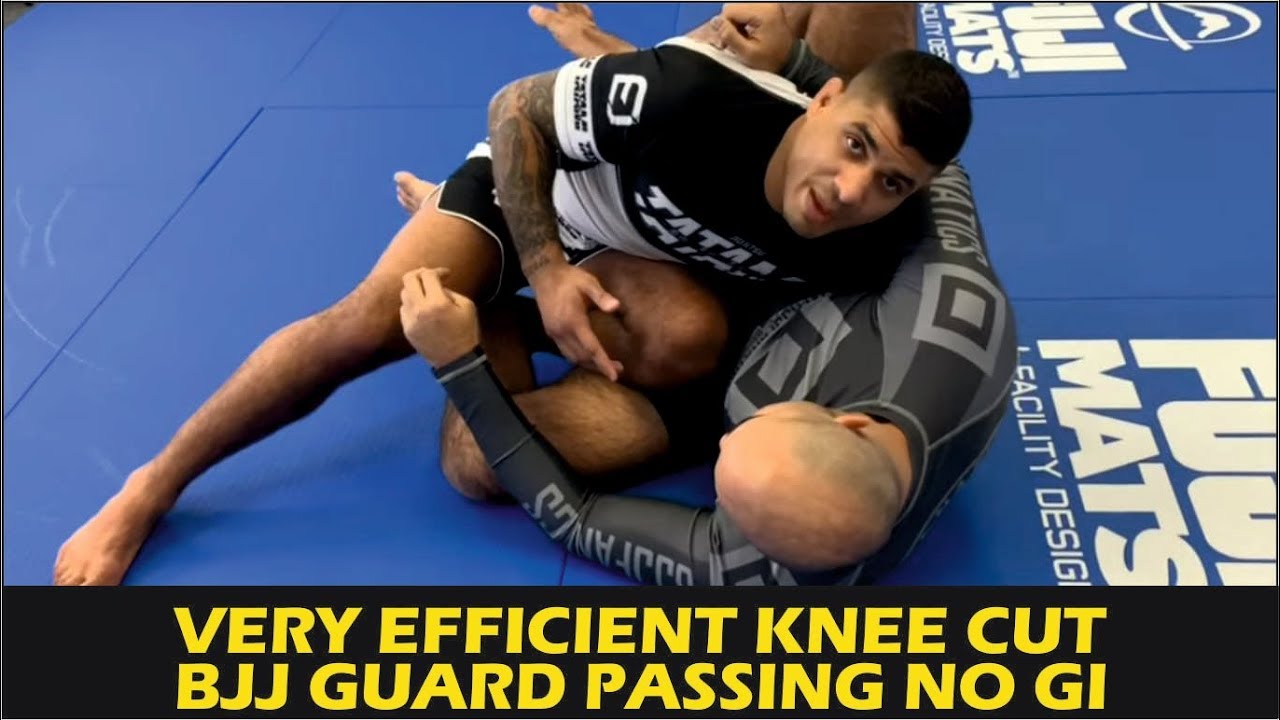 Very Efficient Knee Cut BJJ Guard Passing No Gi by JT Torres