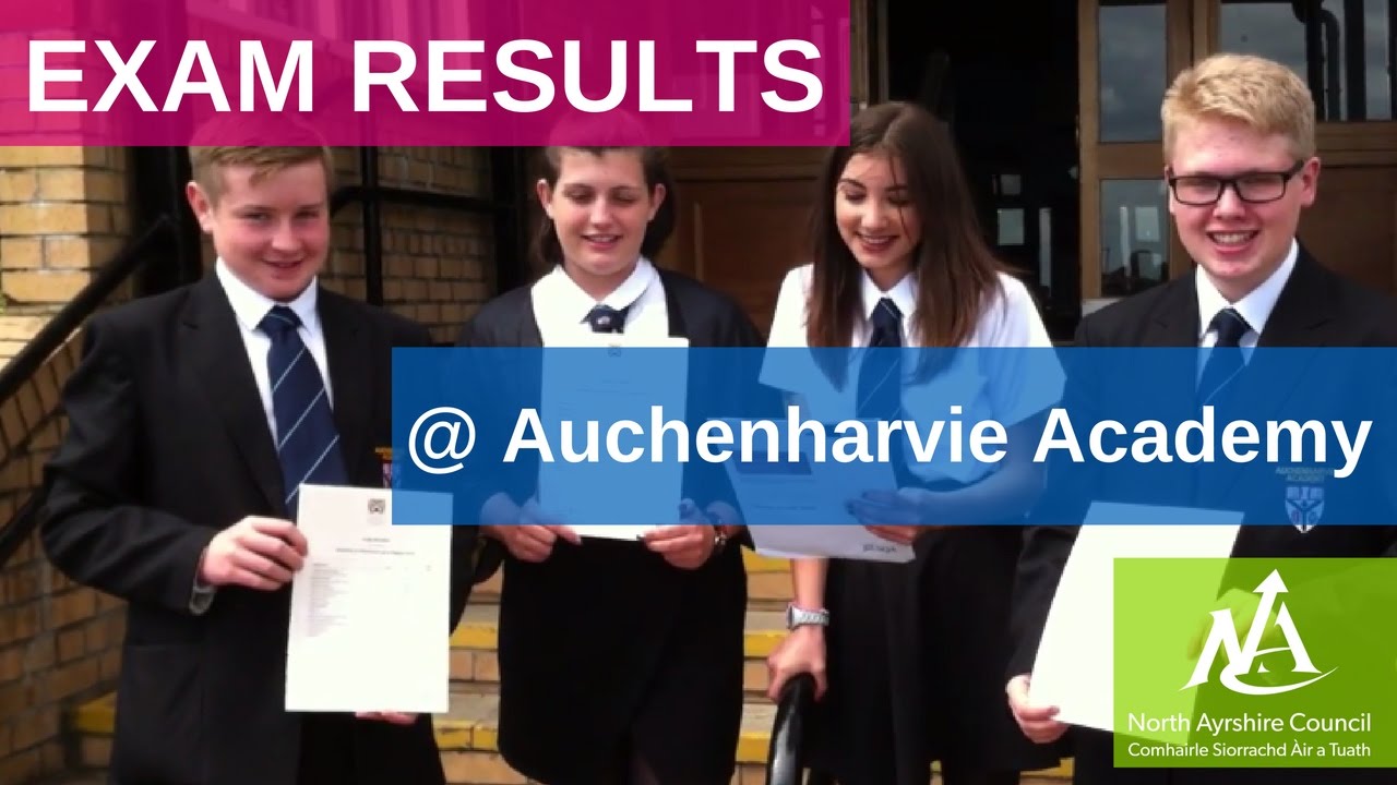 Auchenharvie Academy on Exam Results Day  2016