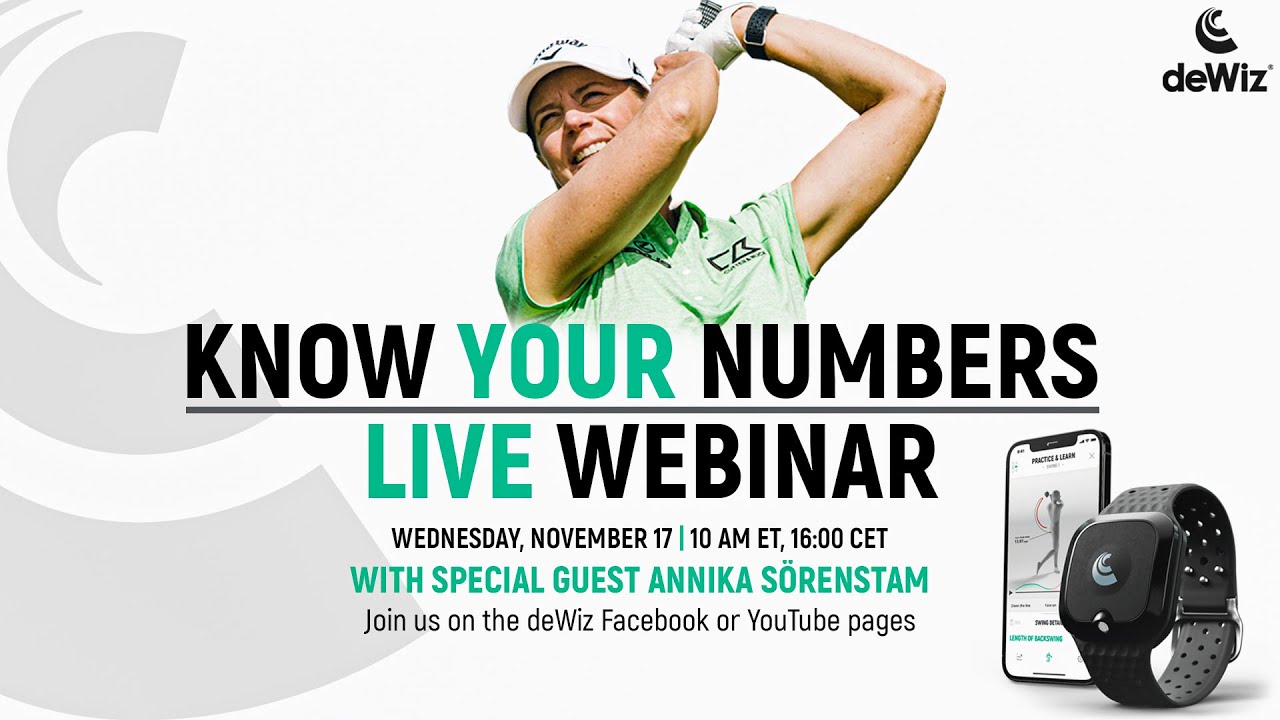 Know Your Numbers Webinar with Annika Sörenstam