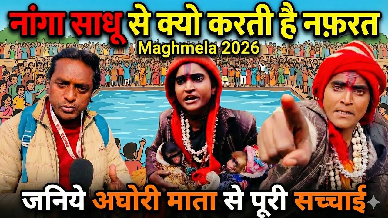 नागा साधू से नफ़रत क्यो | अघोरी माता | Maghmela 2026 | Prayagraj | Rajeshallahabadi