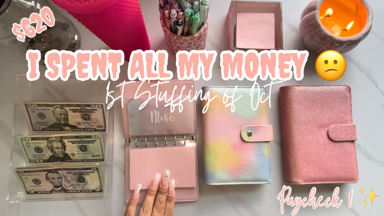 Oct 2023| Cash Stuffing $620| STARTING FRESH| Paycheck #1