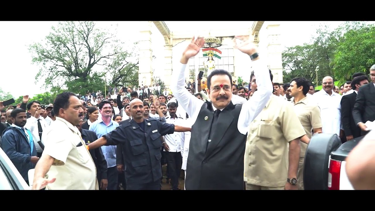Aamby Valley City Welcomes Saharasri Subrata Roy |Sahara India|