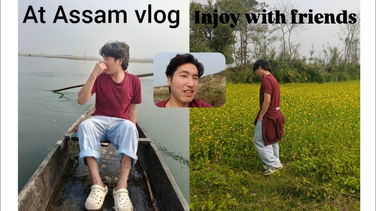 At Assam injoy with friends travel forest and mini ship🚢 