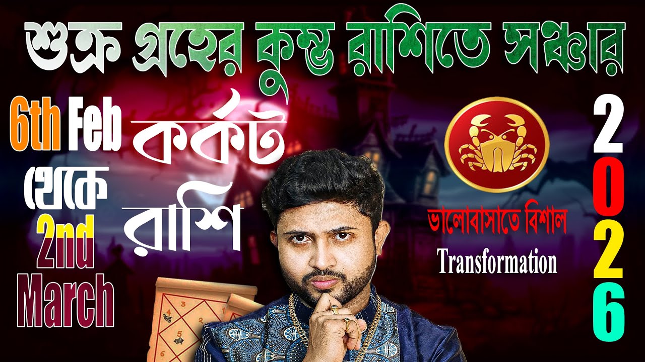 কর্কট রাশি♋। Cancer Sign🦀। ভালোবাসাতে বিশাল Transformation।