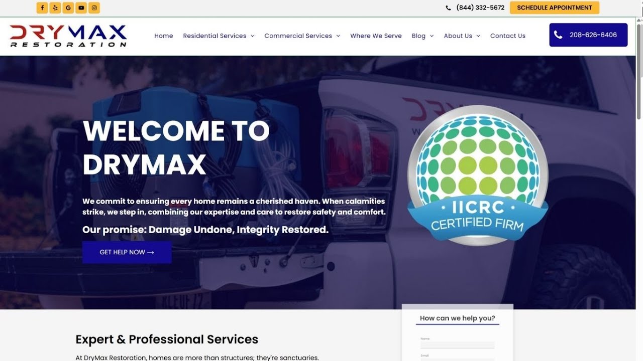 DryMax Restoration Online Audit | Peterson SEO