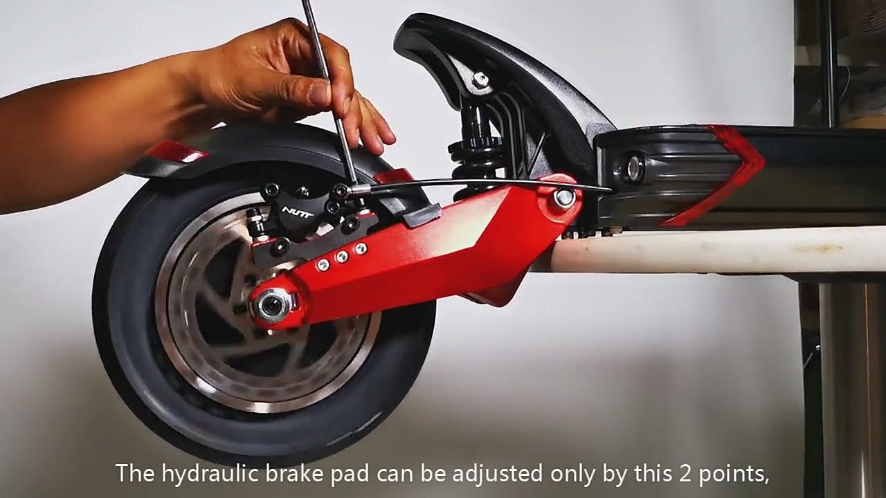 How to install Hydraulic Disc Brake Set for Speedual(Zero 10X, T10 ddm) Electric Scooter Accessories