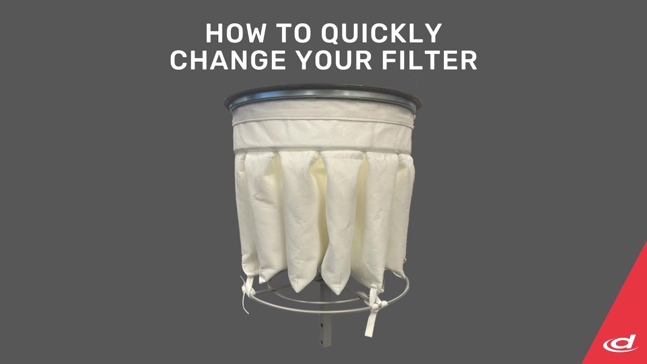 Delfin Industrial - TUTORIAL - Quick Poliester Star Filter Kit change
