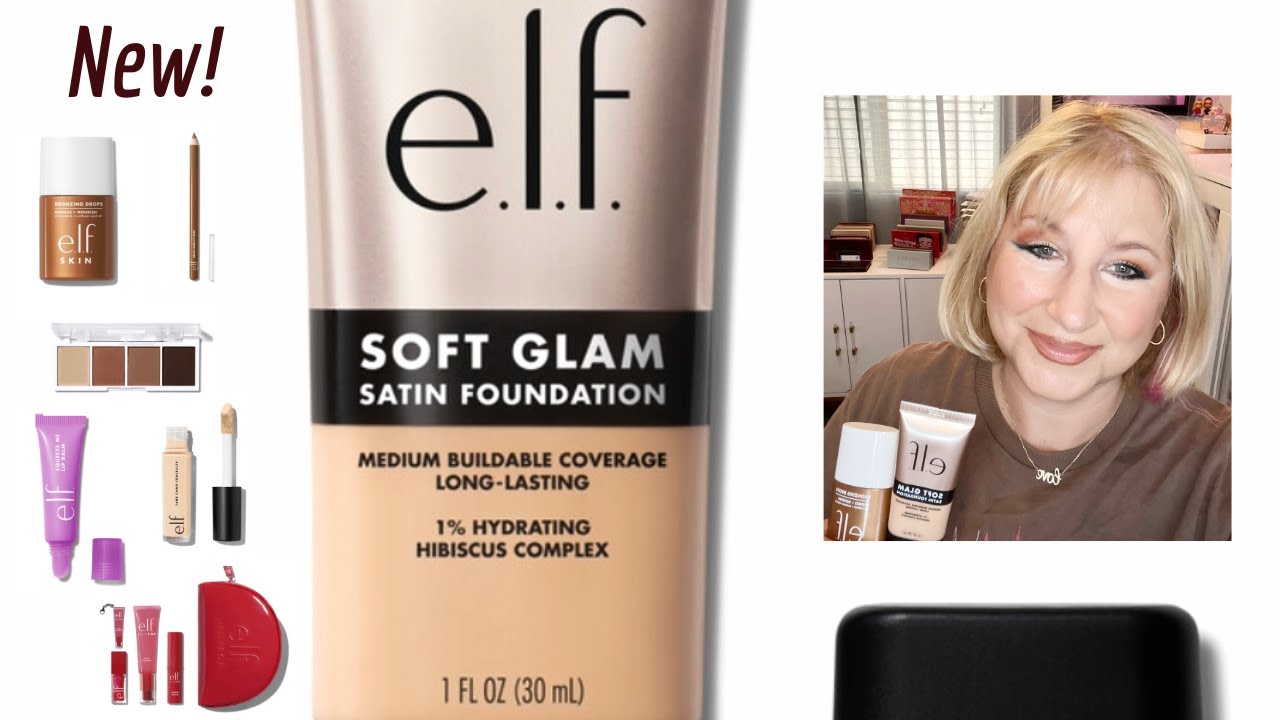 НОВИНКА* Тональный крем ELF COSMETICS SOFT GLAM #обзормакияжа #макияжпосле50 #макияжпосле40