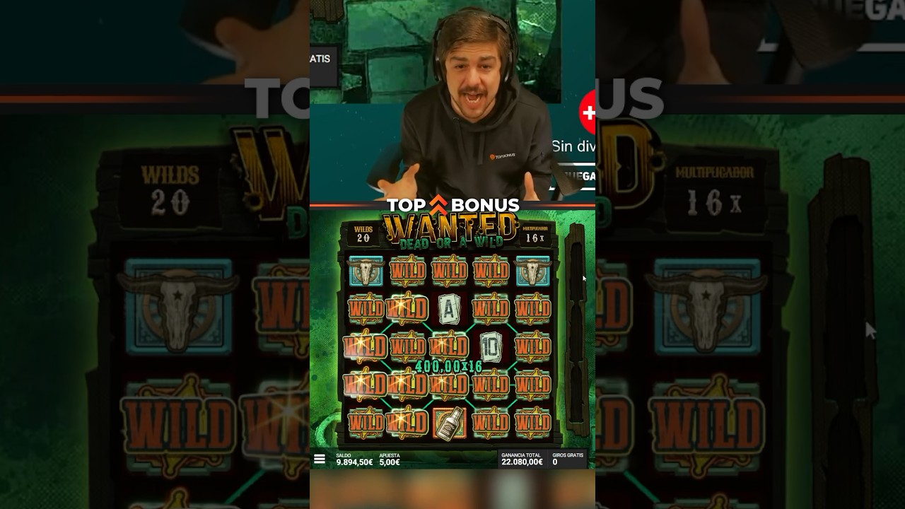 x6402 Wanted - 32008&euro; - Topbonusio #slot #bigwin #casino