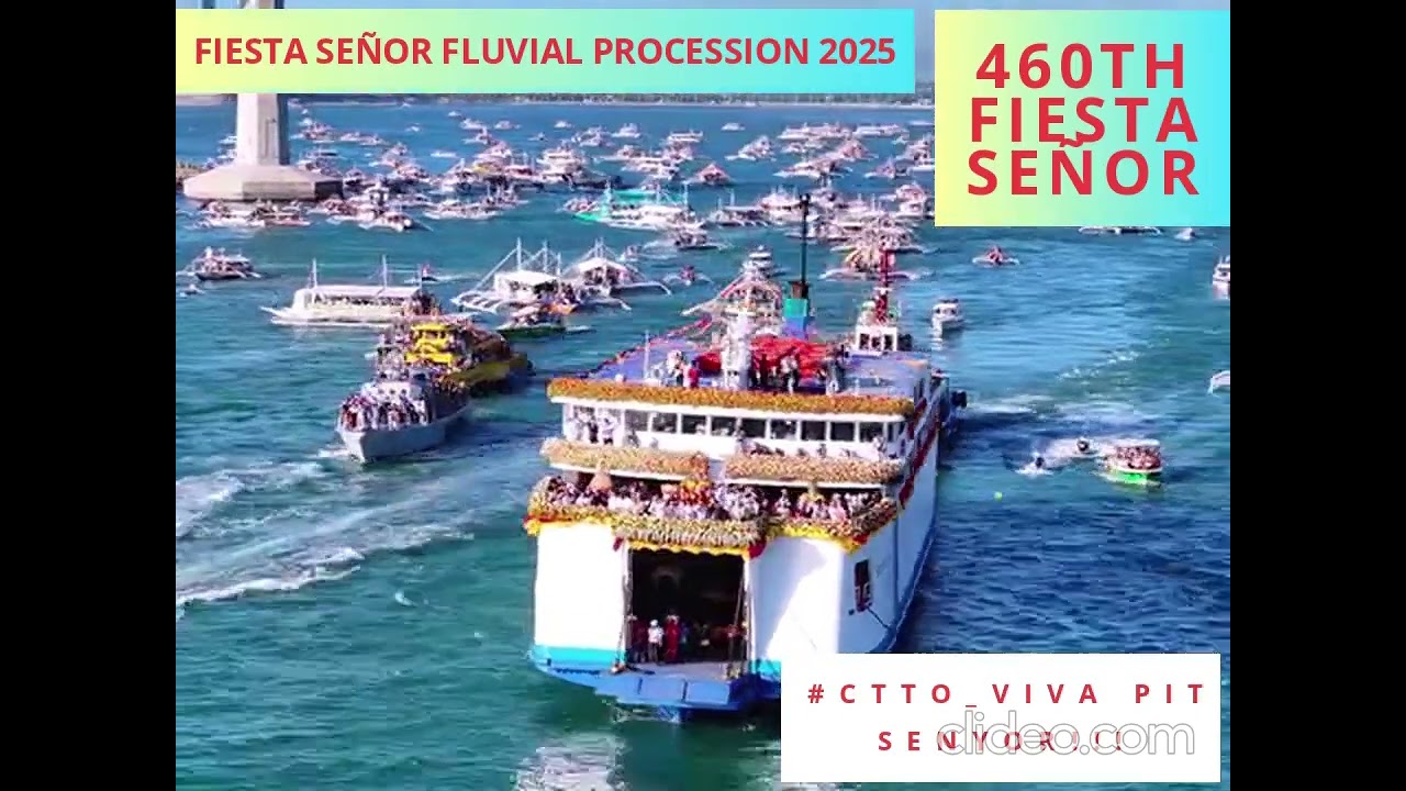 Senyor SantoNiñodeCebu #461stfiestaseñorFiestaSeñor.Fluvial processionforFiestaSeñor SantoNiñodecebu