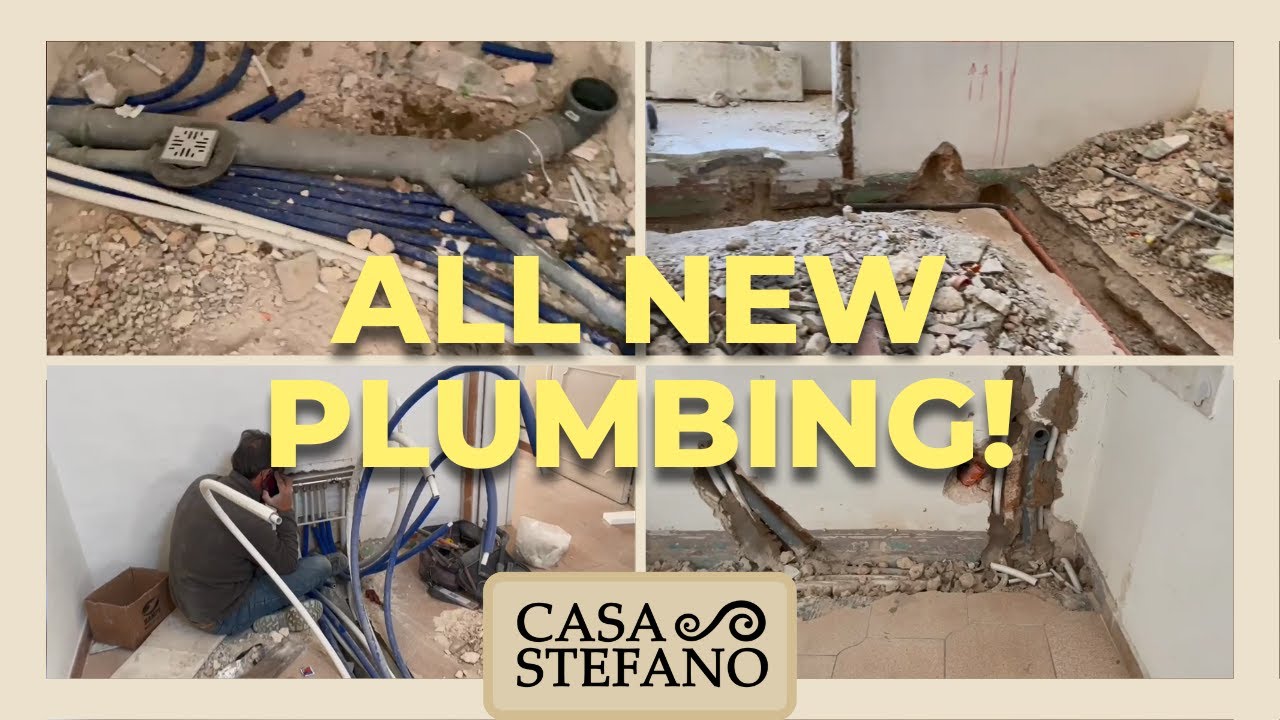 All New Plumbing in the Old Italian House. | Ep. 37