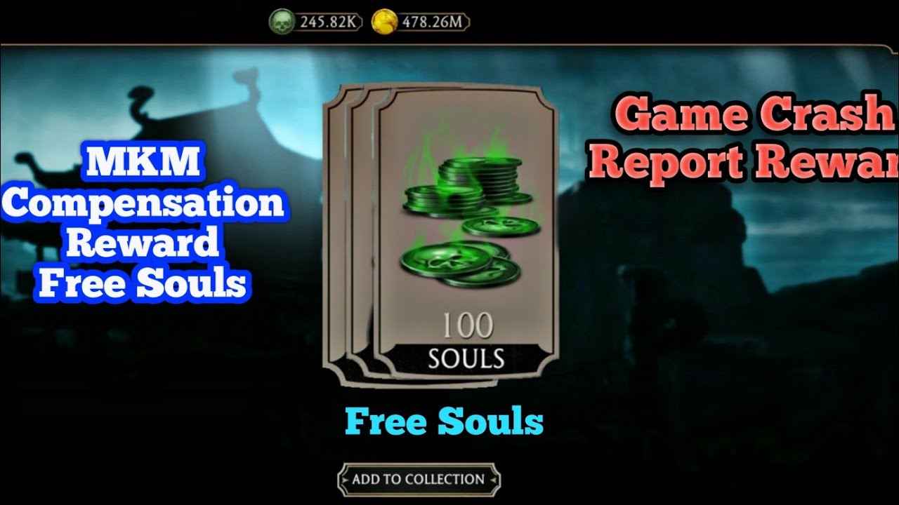 Mortalkombat Mobile Free Souls Compensation Free Reward Game crash Report.#Mortalkombat#Freesouls
