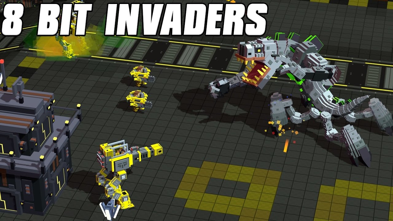 8-Bit Invaders - Cranioids Gameplay