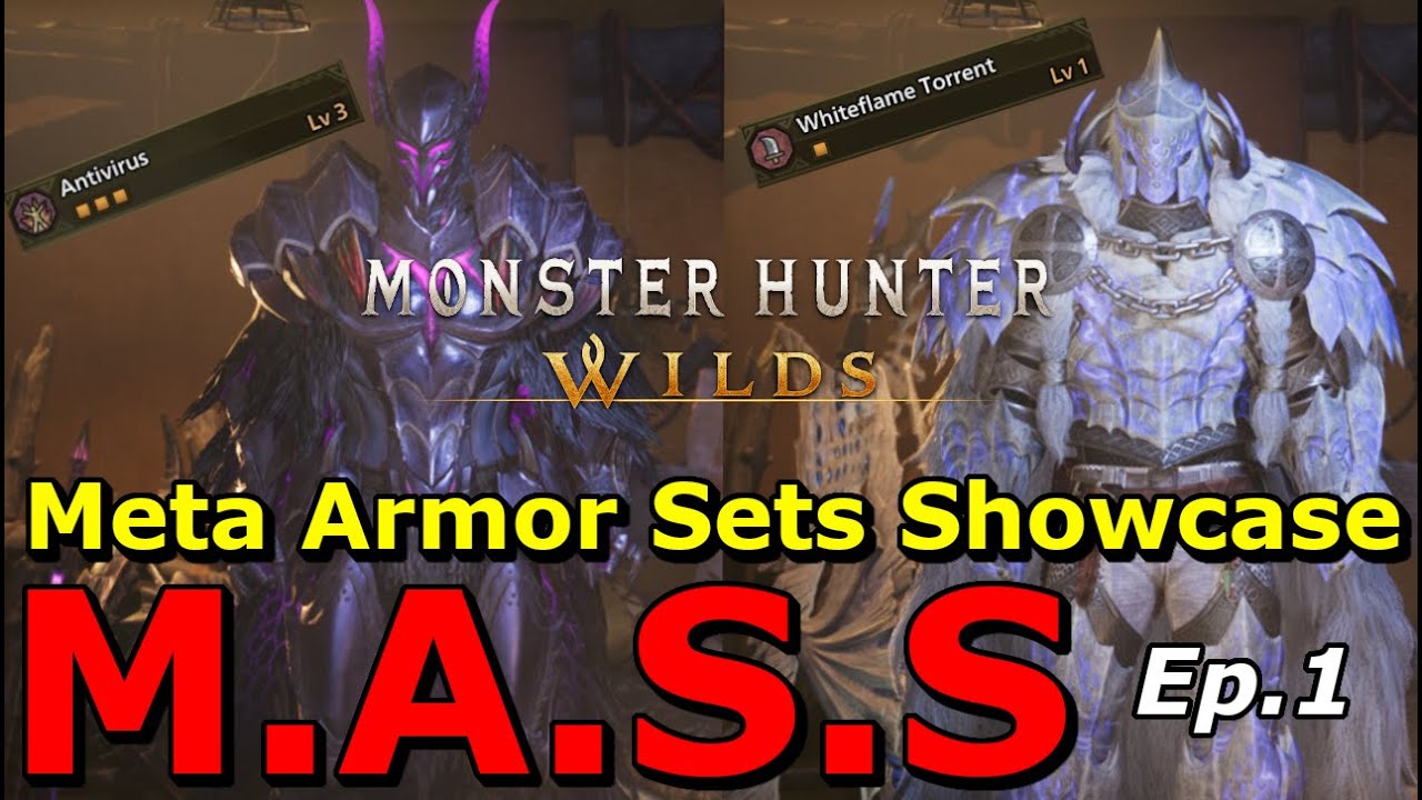 Monster Hunter Wilds - Meta Armor Sets Showcase Episode 1: 4 Piece Gore Magala and Zoh Shia Scorcher