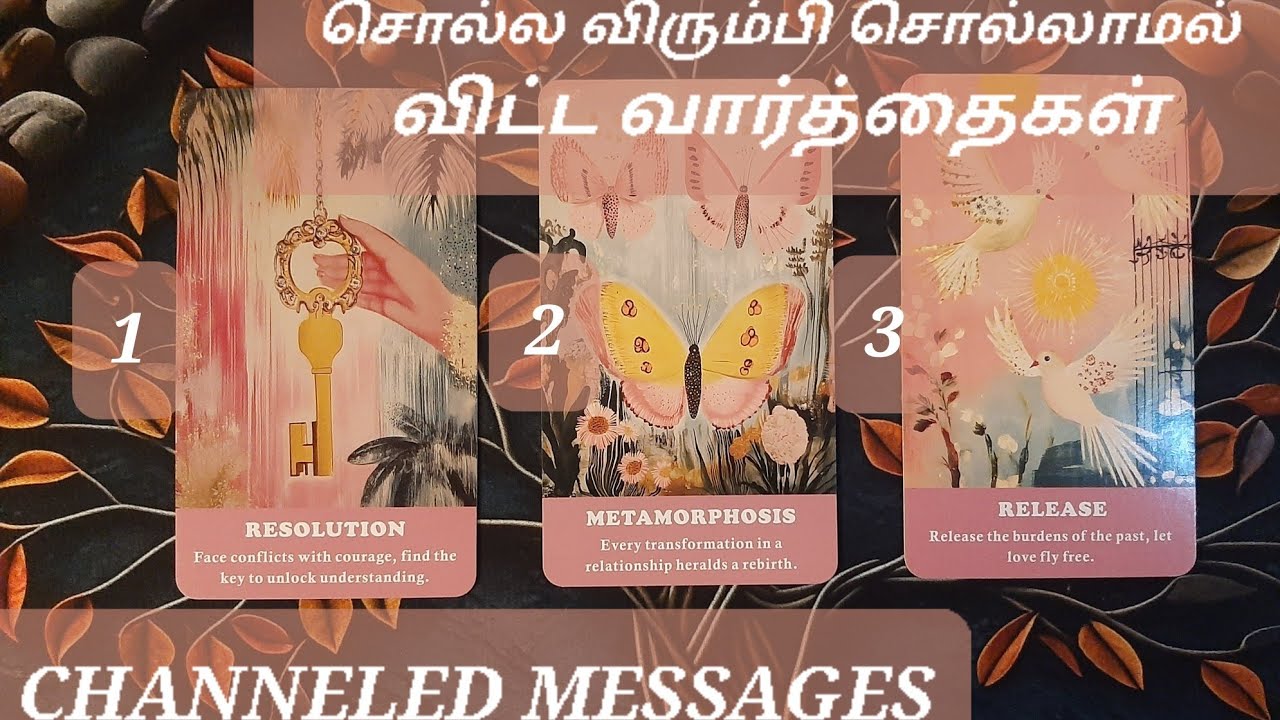 🧿 | CHANNELED MESSAGES | சொல்ல விரும்பி சொல்லாமல் விட்ட வார்த்தைகள்? 📱🤳 #tamiltarotreading #love