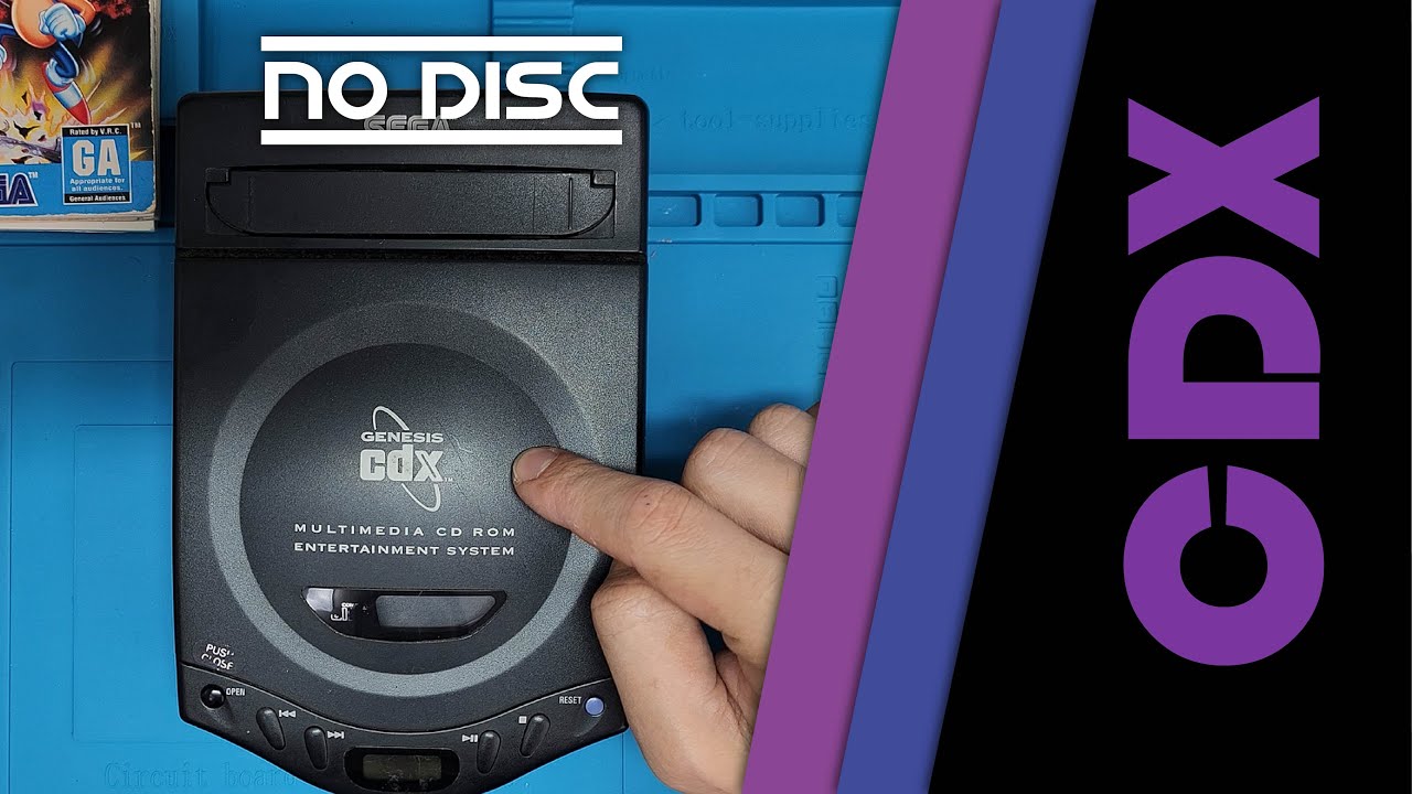 Sega CDX Não Gira o Disco