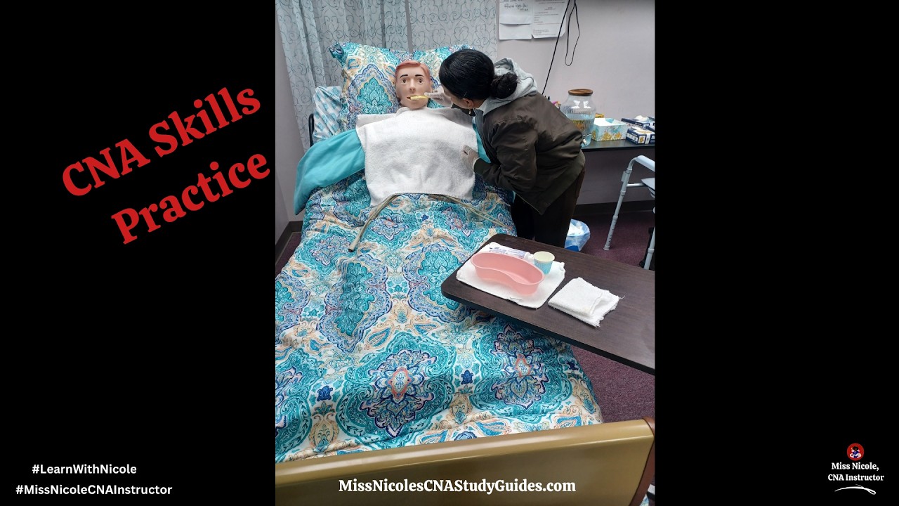 CNA Skills Practice Made Enjoyable | #LearnWithNicole