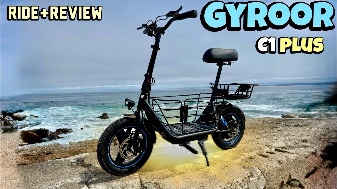 Gyroor C1PLUS Electric Scooter for Pets and Cargo! • Ride & Review!