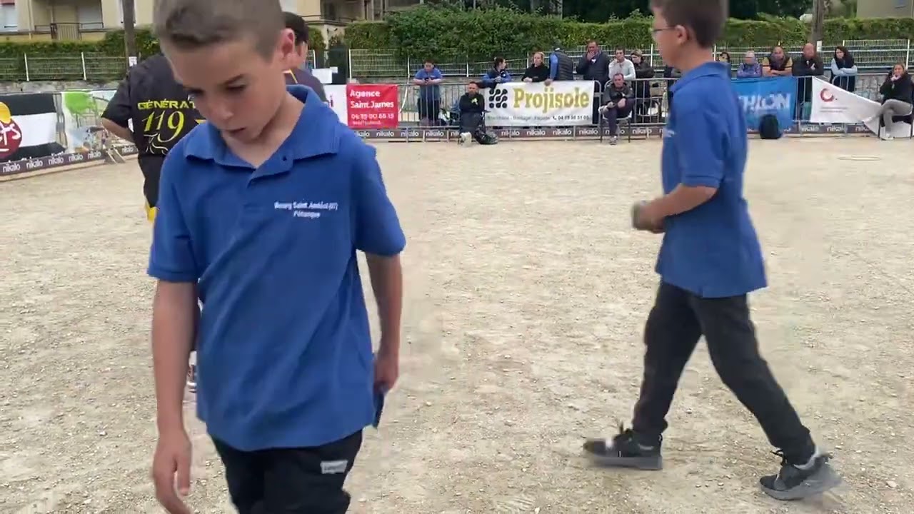 Final pétanque minime concours B Montélimar