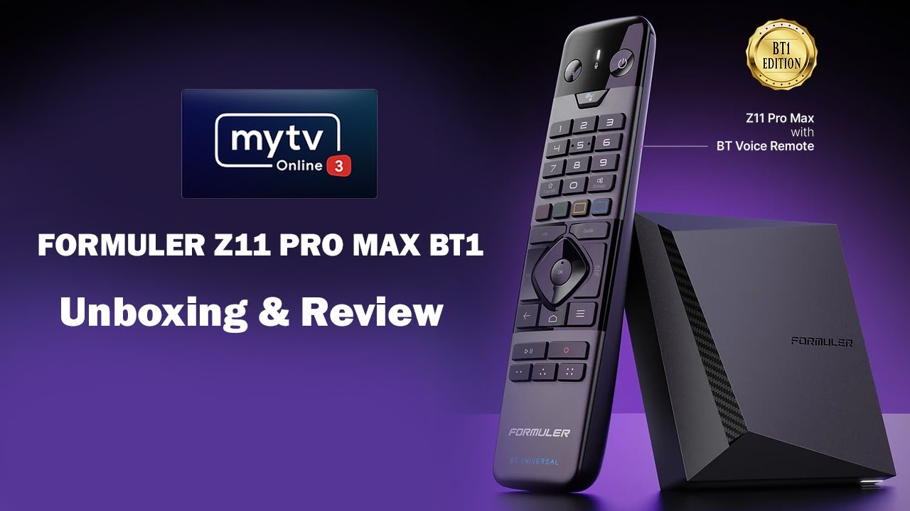 FORMULER Z11 PRO MAX BT1,Unboxing And Review