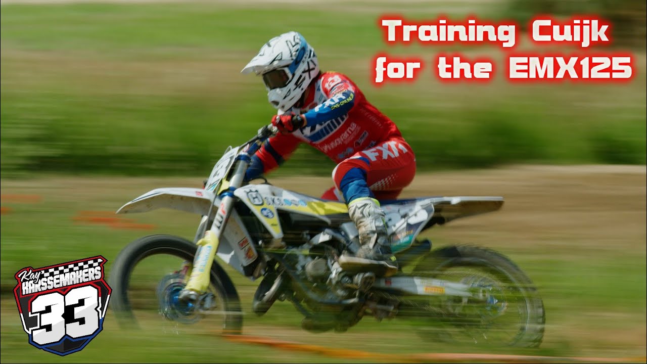Kay Karssemakers #33 - preparation for the EMX125 season 2021 in Cuijk, Netherlands