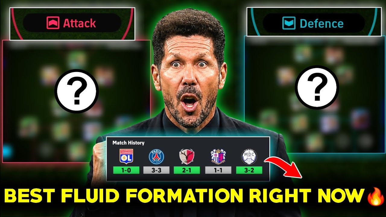 UNBEATEN Fluid Formation🔥 Best Attack & Defence | eFootball 2027