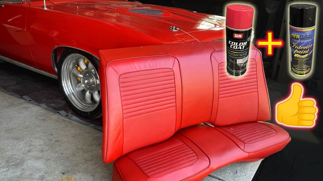 How to Dye Vinyl Seats in my 1970 Cuda!