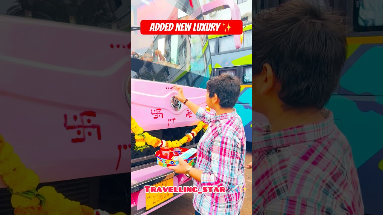 Added New Luxury bus ✨♥️ ll Congratulation Sitaram Travels 