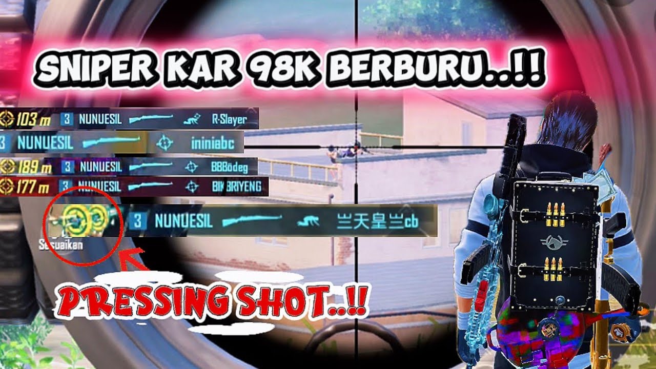 SNIPER KAR 98K BERBURU KEPALA..!! PUBG MOBILE