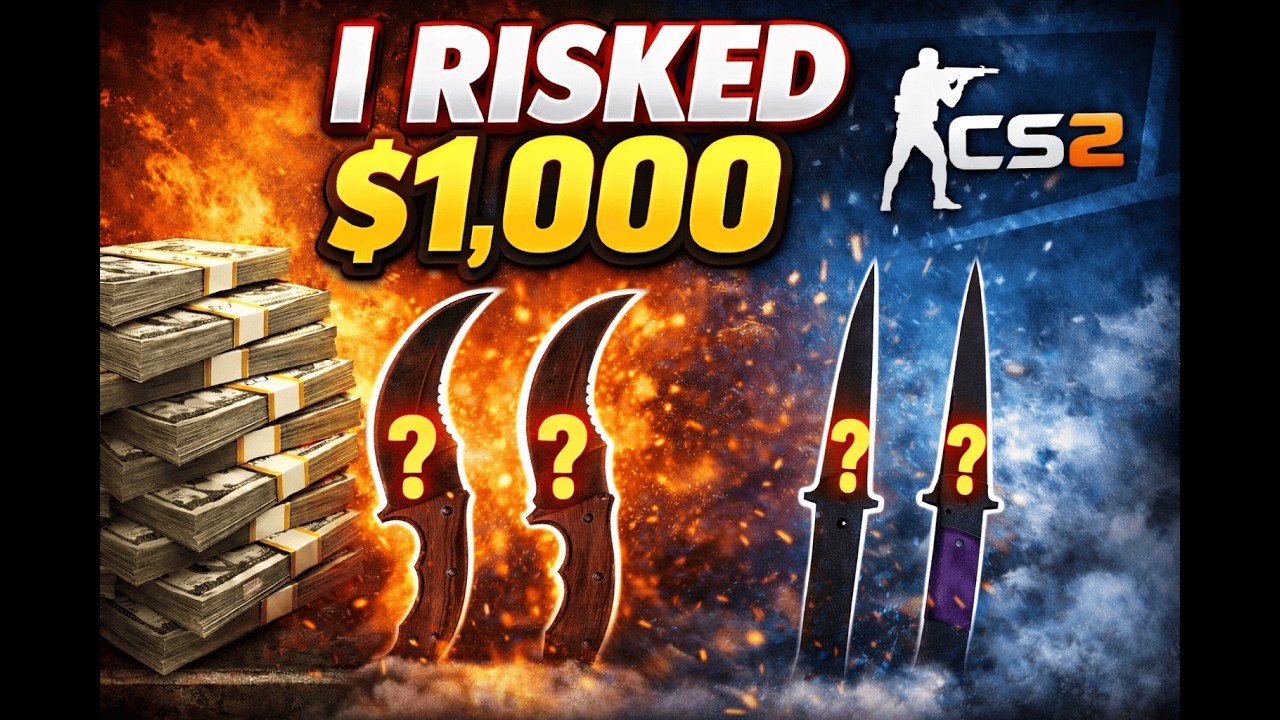 I Risked $1,000 on 4 Knife Trade Ups in CS2