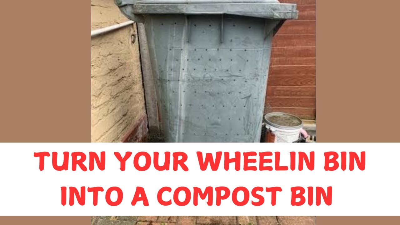 Turn your Wheelie Bin into a Compost Bin DIY - Part 2 - Jan 2021