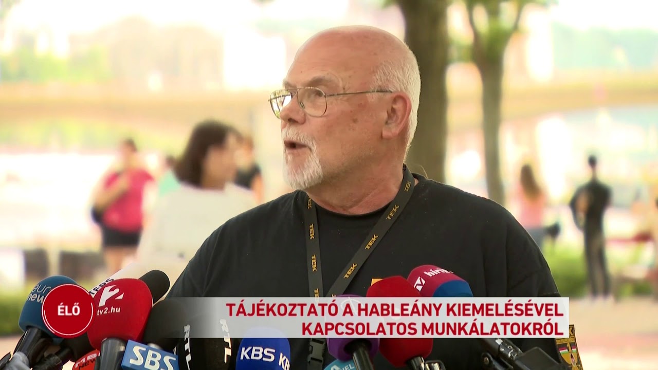 Rendkívüli hírek: TEK tájékoztató a Hableány kiemelésével kapcsolatos munkálatokról